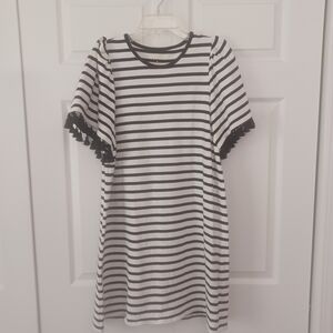 Kate Spade Broome Street Cotton Striped Shift Dress